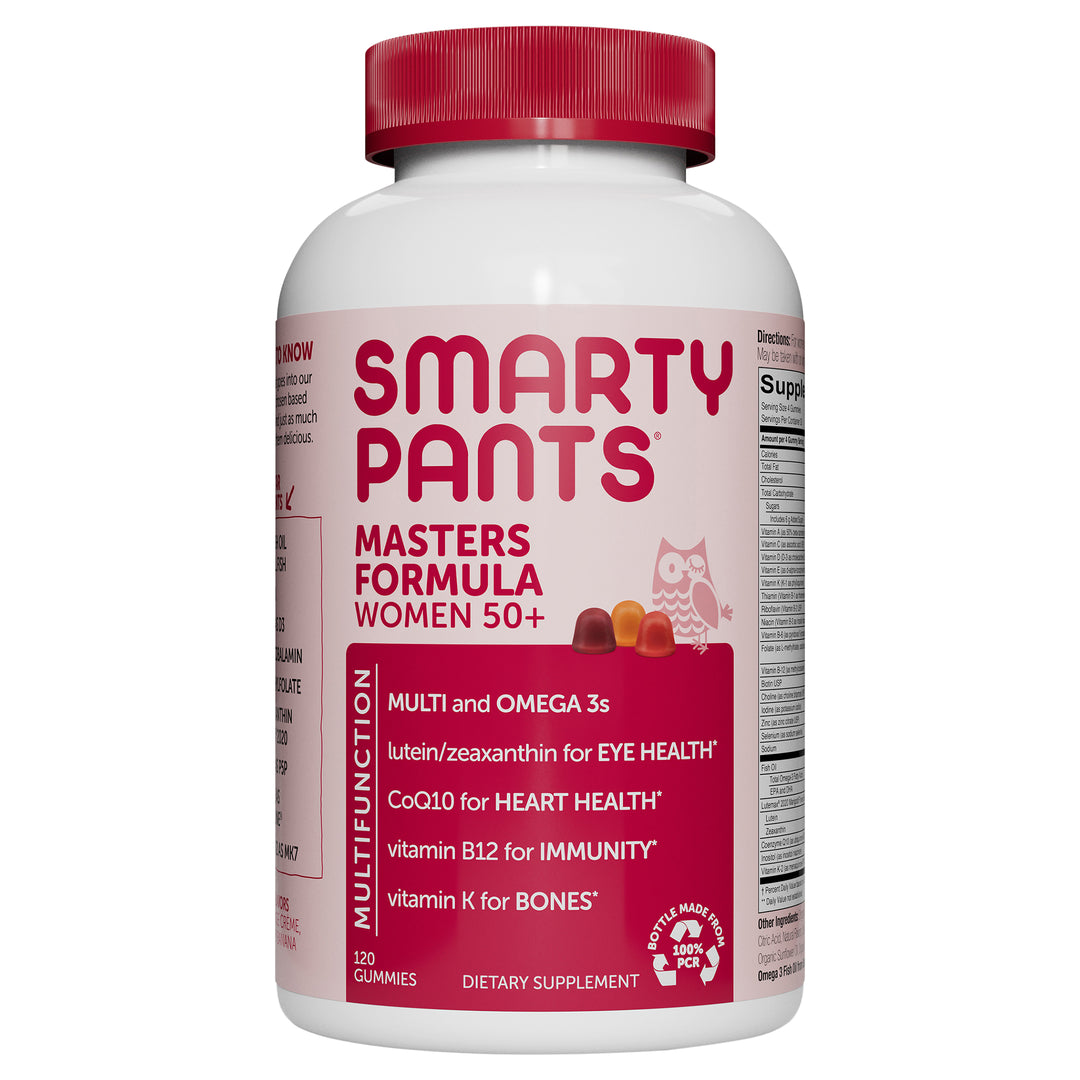 Smartypants Masters Formula Women 50+ Gummies 120 CT [UNFI #2150639]