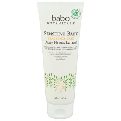 Babo Botanicals Lotion Daily Hydra Fragrance Free Sensitive Baby 1/8 OZ [UNFI #2148815] T