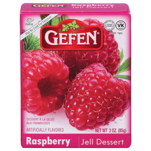 Gefen Jell Dessert Raspberry 24/3 OZ [UNFI #1419464] [ebt]