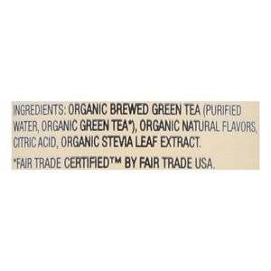 Zevia Green Tea Organic Sweetened Tropical Pineapple 12/12 OZ [UNFI #2914414] [ebt]