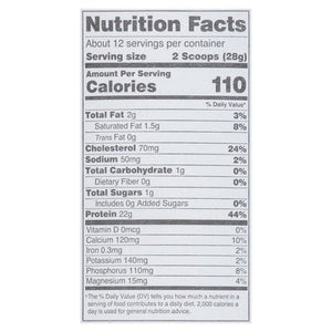 Simply Teras Whey Protein Pure Plain Unsweetened 1/12 OZ [UNFI #1253624]