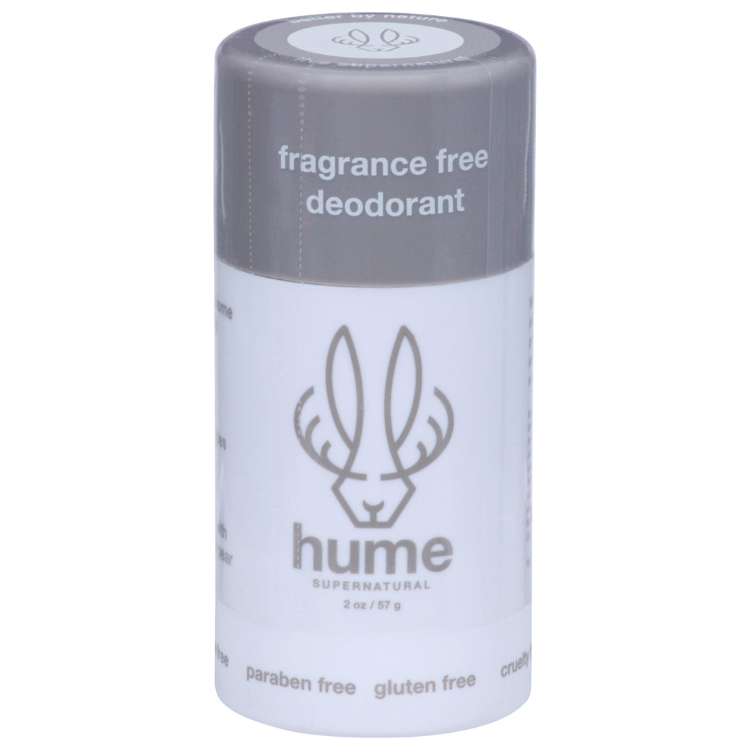 Hume Supernatural Deodorant Fragrance Free 2 OZ [UNFI #2885341] T