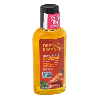 Desert Essence Jojoba Oil 100% Pure 1/2 OZ [UNFI #879601] T