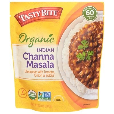 Tasty Bite Channa Masala Organic Indian Mild 6/10 OZ [UNFI #568311] [ebt]