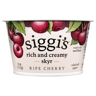 Siggis Yogurt Ripe Cherry Rich And Creamy 12/4 OZ [UNFI #2925840] [ebt]