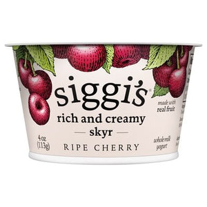 Siggis Yogurt Ripe Cherry Rich And Creamy 12/4 OZ [UNFI #2925840] [ebt]