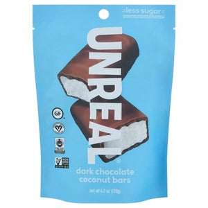 Unreal Coconut Bars Dark Chocolate 6/4.2 OZ [UNFI #2461168] [ebt]