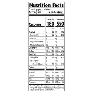 Natures Path Waffles Pumpkin Spice 12/7.4 OZ [UNFI #1275155] [ebt]