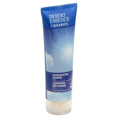 Desert Essence Shampoo Pure Fragrance Free 1/8 OZ [UNFI #428409] T