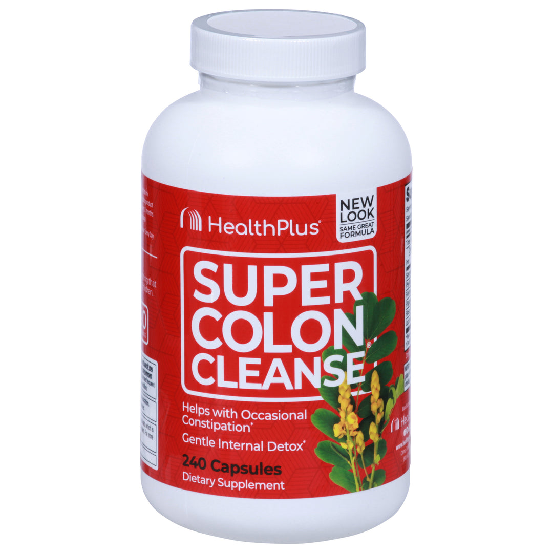 Health Plus Super Colon Cleanse Capsules 240 Cap [UNFI #276642]