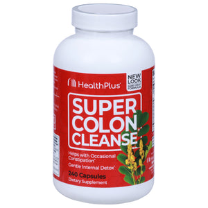 Health Plus Super Colon Cleanse Capsules 240 Cap [UNFI #276642]