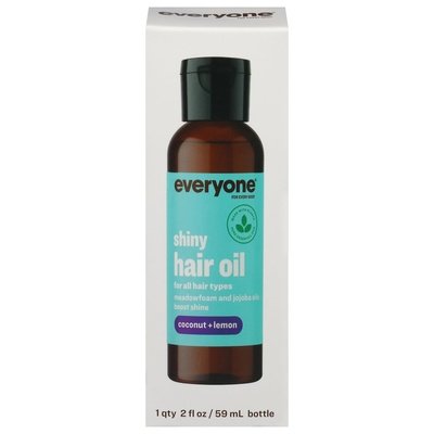 Everyone Hair Oil Shiny Coconut + Lemon 1/2 OZ [UNFI #2947737] T