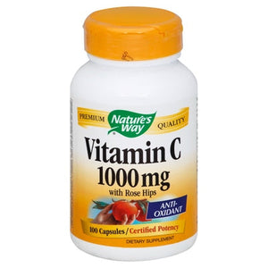 Natures Way Vitamin C With Rose Hips 1000 Mg Capsules 100 Cap [UNFI #0816264]