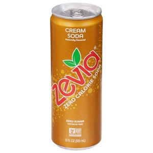 Zevia Soda Zero Calorie Cream 12/12 OZ [UNFI #2819308] [ebt]