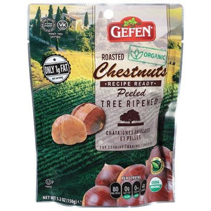 Gefen Chestnuts Organic Roasted Peeled 12/5.2 OZ [UNFI #0920439] [ebt]