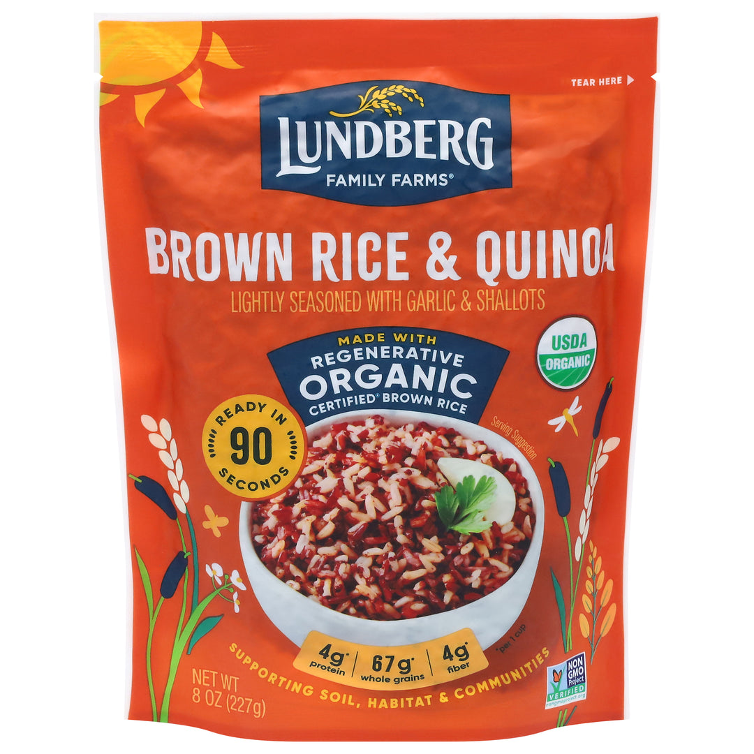 Lundber Family Farms Brown Rice & Quinoa Organic 6/8 OZ [UNFI #3034212] [ebt]