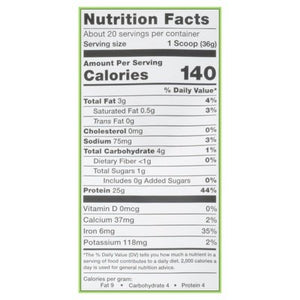 Ascent Plant Protein Powder Blend Vanilla Bean 25.4 OZ [UNFI #2744571]