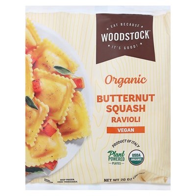 Woodstock Ravioli Organic Butternut Squash 12/20 OZ [UNFI #2824225] [ebt]