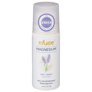 Nfuse Deodorant Roll-On Magnesium Lavender 6/2.7 OZ [UNFI #2296176] T