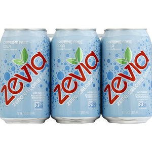 Zevia Soda Zero Calorie Cola Caffeine Free 4/6/12 OZ [UNFI #2980548] [ebt]