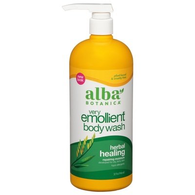 Alba Botanica Body Wash Very Emollient Herbal Healing 32 OZ [UNFI #2108884] T