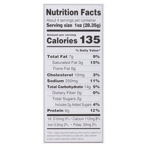 Cheddies Cheesy Crackers White Cheddar Crunch 6/4.2 OZ [UNFI #2961068] [ebt]