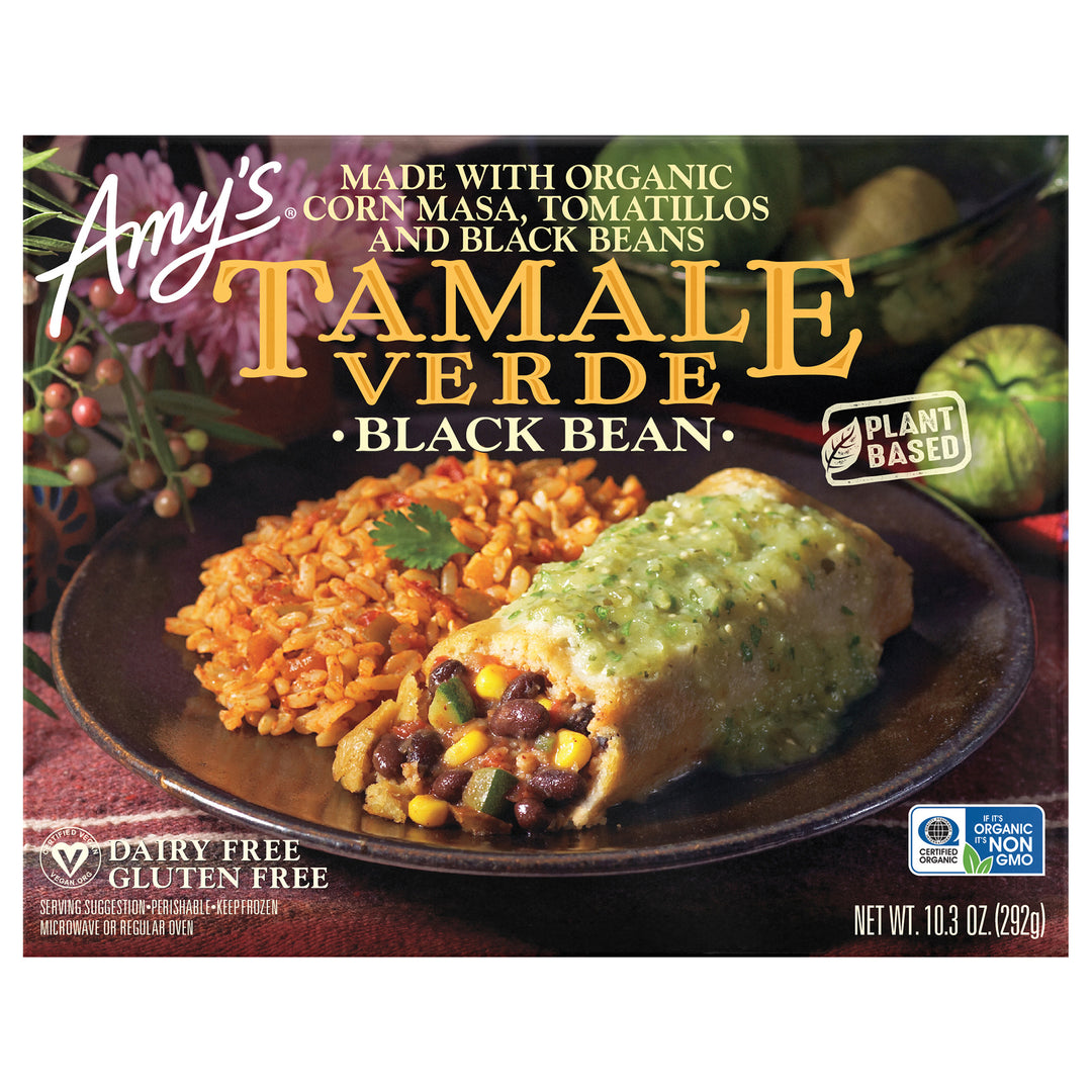 Amys Tamale Verde Black Bean 12/10.3 OZ [UNFI #353987] [ebt]