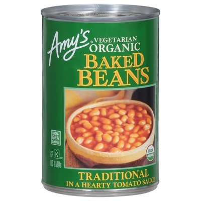 Amys Baked Beans Traditional Organic Vegetarian 12/15 OZ [UNFI #0213595] [ebt]