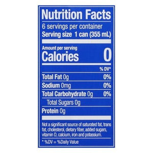 Zevia Soda Zero Sugar Cherry Cola 6 Can 4/6/12 OZ [UNFI #2980571] [ebt]