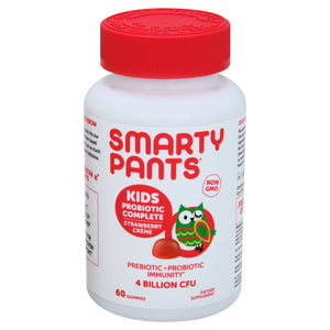 Smartypants Kids Probiotic Complete 4 Billion Cfu Gummies Strawberry Creme 60 CT [UNFI #2006484]