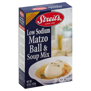 Streits Matzo Ball & Soup Mix Low Sodium 12/4.5 OZ [UNFI #0209361] [ebt]