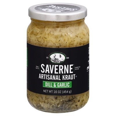 Saverne Artisanal Kraut Dill & Garlic 6/16 OZ [UNFI #2834604] [ebt]