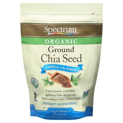 Spectrum Essentials Chia Seed Organic Ground 10 OZ [UNFI #2093599] [ebt]