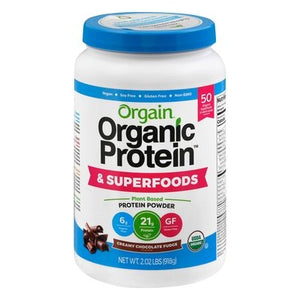 Orgain Protein Powder Superfoods Creamy Chocolate Fudge Flavor 1/2.02 LB [UNFI #2470912]
