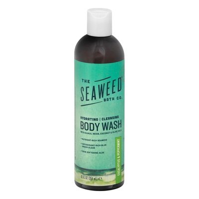 Seaweed Bath Co Body Wash Hydrating Cleansing Eucalyptus & Peppermint 12 OZ [UNFI #1883529] T