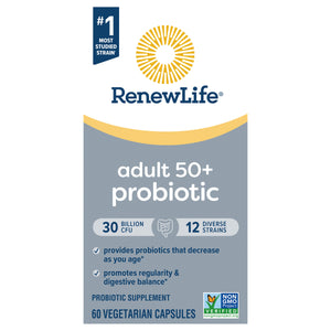 Renew Life Probiotic Adult 50+ Vegetarian Capsules 6/60 Vcap [UNFI #2624039]