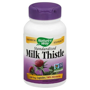 Natures Way Milk Thistle Standardized Veg. Capsules 120 Vcap [UNFI #0784223]