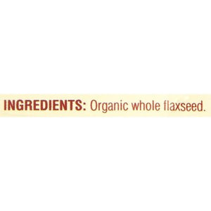 Spectrum Essentials Organic Whole Premium Flaxseed Dietary Supplement 15 OZ [UNFI #0585836] [ebt]