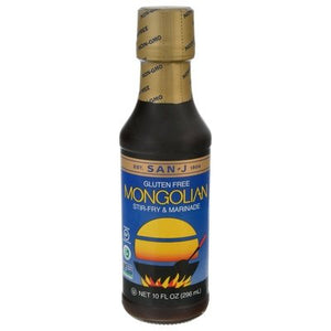 San-J Stir-Fry & Marinade Gluten Free Mongolian 6/10 OZ [UNFI #1243534] [ebt]