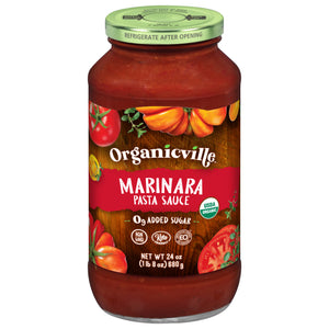 Organicville Pasta Sauce Marinara 6/24 OZ [UNFI #2627529] [ebt]