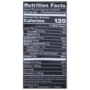 Ascent Whey Protein Powder Blend Vanilla Bean 2 LB [UNFI #2303576]