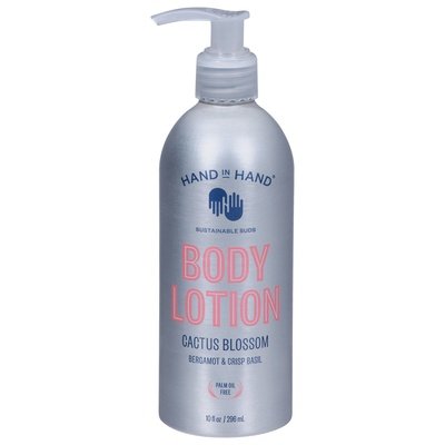 Hand In Hand Body Lotion Cactus Blossom Bergamot & Crisp Basil 3/10 OZ [UNFI #2746626] T