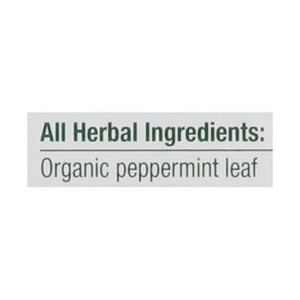 Traditional Medicinals Herbal Supplement Organic Peppermint Caffeine Free Tea Bags 6/16 Bag [UNFI #0673905] [ebt]
