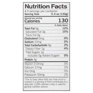 Forager Project Cashewmilk Yogurt Unsweetened Vanilla Bean Dairy-Free Organic Probiotic 6/24 OZ [UNFI #2657591] [ebt]