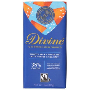 Divine Chocolate Milk Chocolate Smooth 12/3 OZ [UNFI #2398469] [ebt]