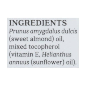 Aura Cacia Skin Care Oil Sweet Almond 1/4 OZ [UNFI #615583] T