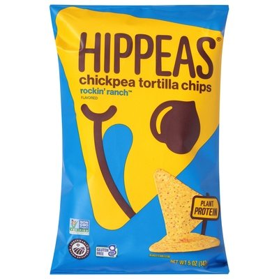 Hippeas Chickpea Tortilla Chips Rockin Ranch Flavored 12/5 OZ [UNFI #2910685] [ebt]