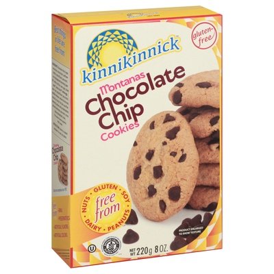 Kinnikinnick Foods Cookies Chocolate Chip Montanas 6/8 OZ [UNFI #0717249] [ebt]
