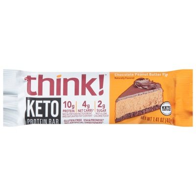 Think Protein Bar Keto Chocolate Peanut Butter Pie 10/1.41OZ [UNFI #2509453] [ebt]