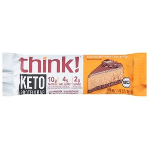 Think Protein Bar Keto Chocolate Peanut Butter Pie 10/1.41OZ [UNFI #2509453] [ebt]